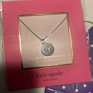 Kate Spade One in a million M pendant necklace new